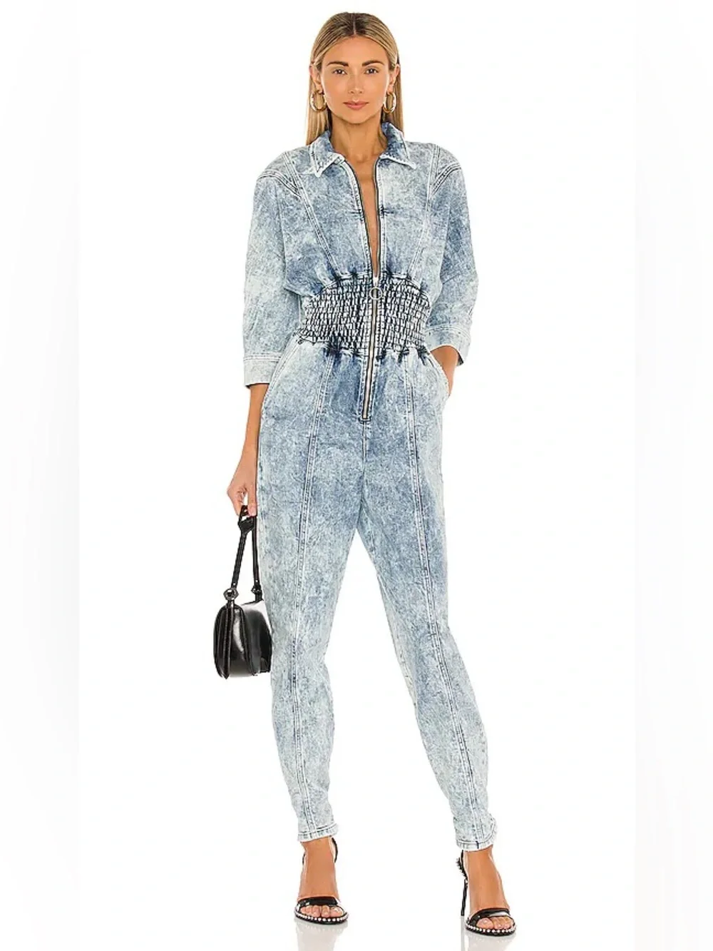 JY26 Retrofete Eti Jumpsuit in Light Blue Acid